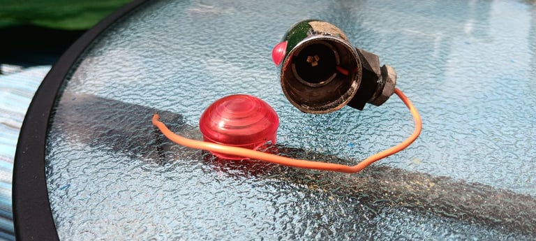Motorcycle bullet style brake and turn lights x 2