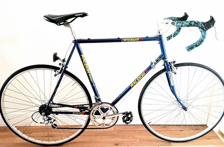 🇬🇧 RALEIGH  TRIATHLON Road Gravel Bike Reynolds 501 Large Vintage Steel SERVICED REFURBISHED 9.5kg