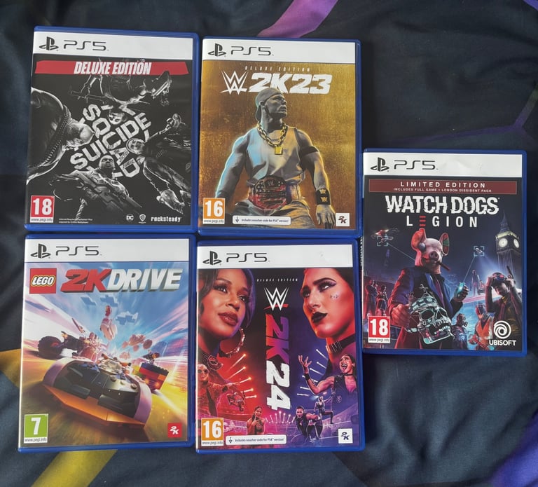 £5 each, various PlayStation ps games