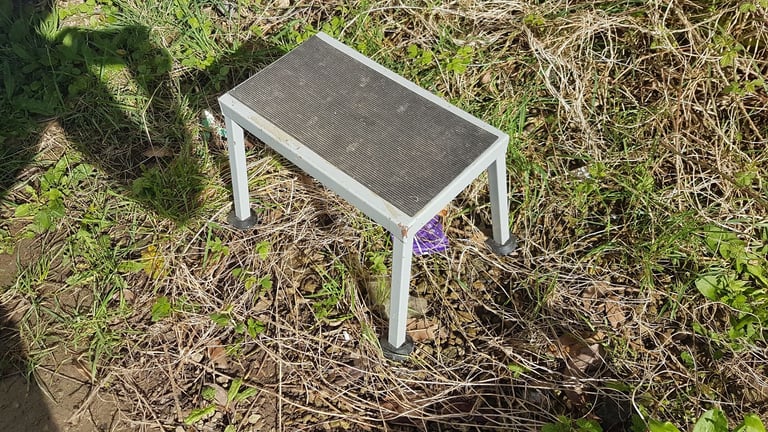 Caravan, camper or motorhome single or double steps.