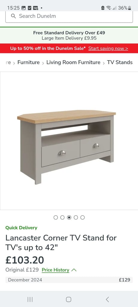 TV corner unit