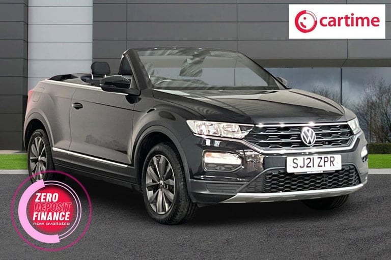 2021 21 VOLKSWAGEN T-ROC 1.0 TSI DESIGN CABRIOLET 2DR PETROL MANUAL EURO 6 (S/S)