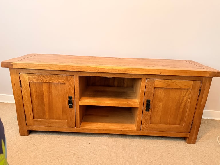Oak Furniture Land TV Cabinet Storage Unit