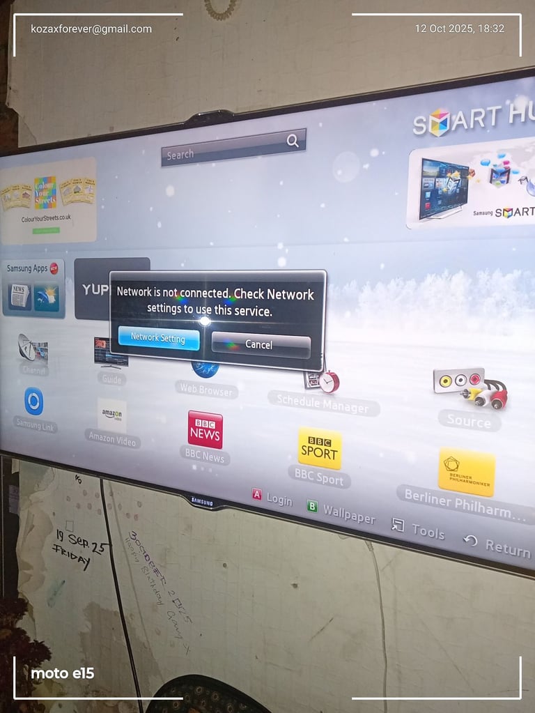 image for Samsung smart TV 40 inch 