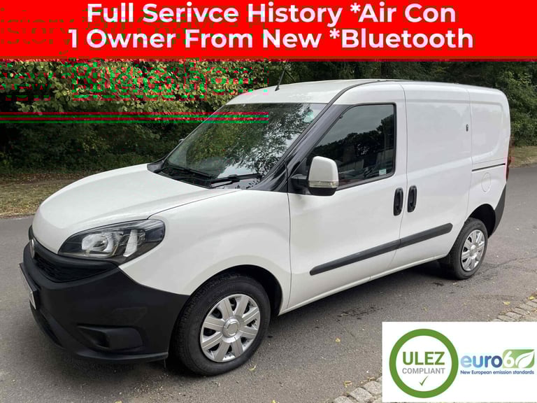 2022 Fiat Doblo 1.6Multijet Tecnico Diesel Panel Van In White -  ULEZ COMPLIANT PANEL VAN Diesel ...