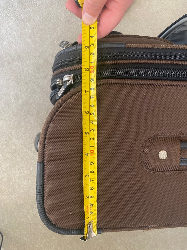 Antler small luggage with wheels,expendable telescopic handle 