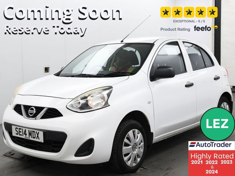 2014 Nissan Micra 1.2 Visia Hatchback 5dr Petrol Manual Euro 5 (80 ps) Hatchback Petrol Manual