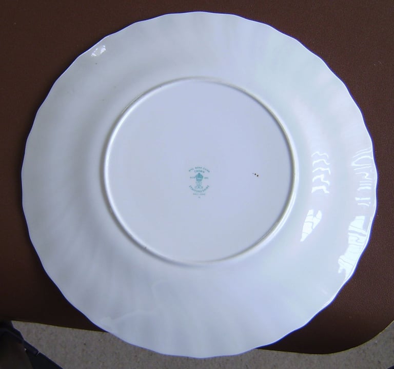 Crown Staffordshire Bone China cake plate/stand