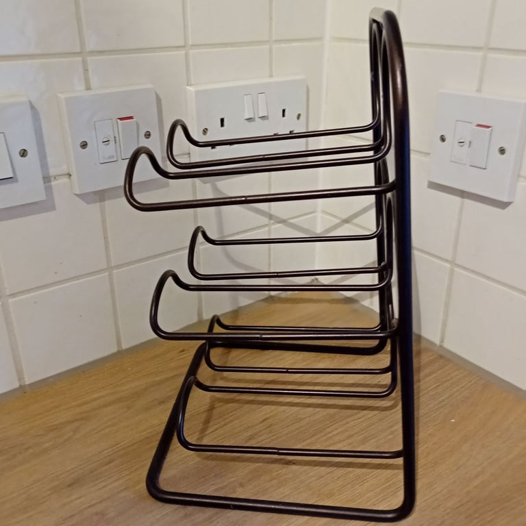 M&S Wine Rack black metal