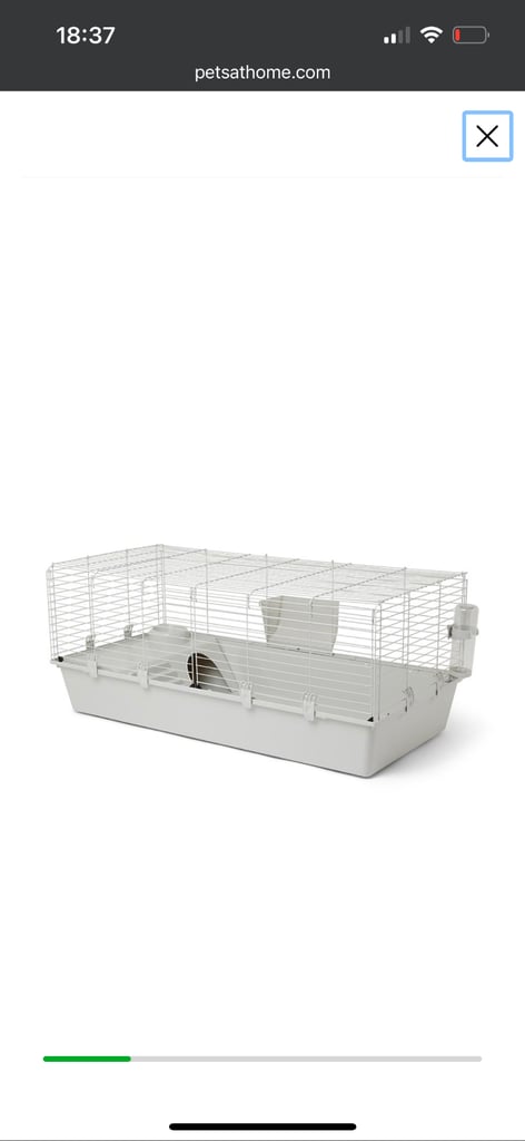 Pig & Rabbit Home 120 Indoor Cage Grey