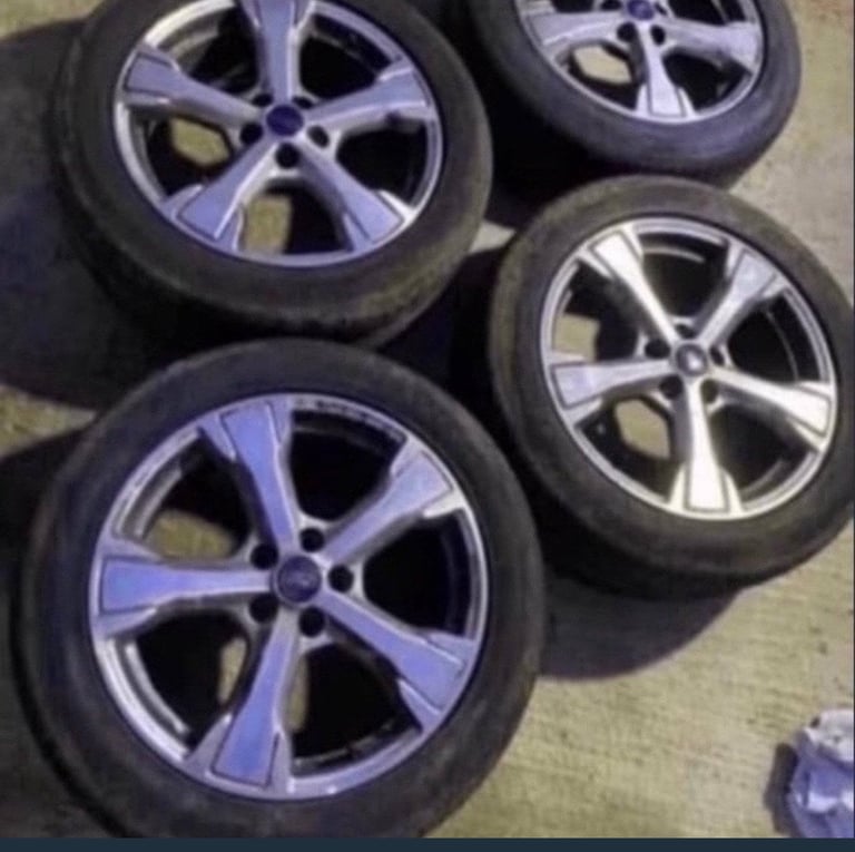 18” 5x108 Ford Kuga Alloy Wheels Alloys With Tyres Diamond Stye