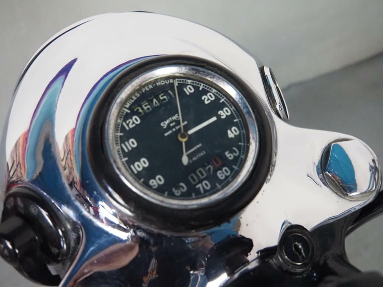 1957 BSA A7 total rebuild stunning ,stainless rims touring Rocket gold star look