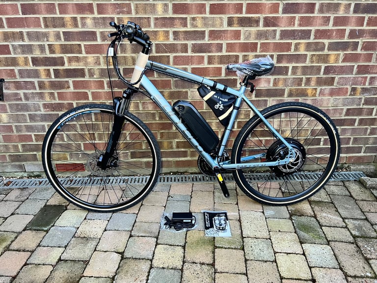Carrera Electric Hybird Ebike 1500w 14ah Throttle/ Pedal 35mph NEW