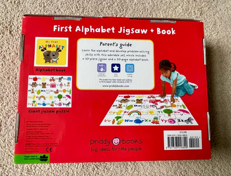 My First Alphabet Jigsaw Puzzle and Book Set