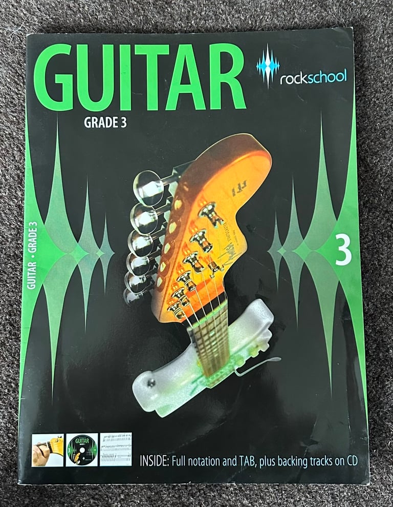 Selection of learning guitar books - up to Grade 4