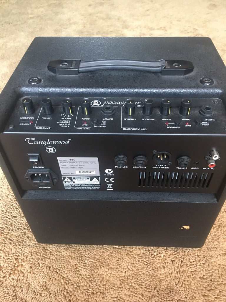 Tanglewood T3 Acoustic Guitar Amplifier, 2-channel with fx