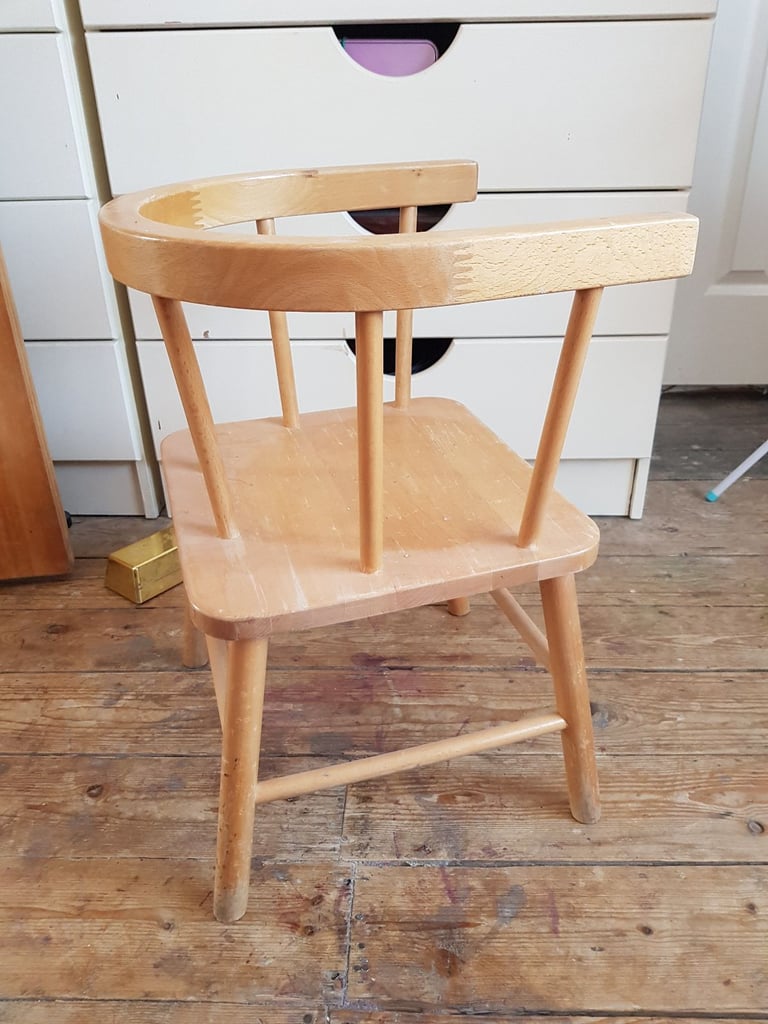 Chair solid wood children £50.00