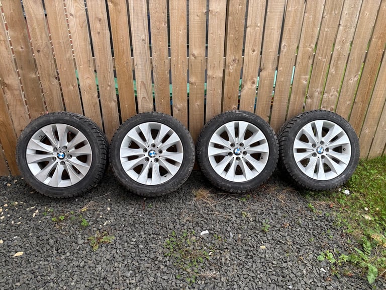 image for BMW ALLOY WHEELS WITH NEW WINTER TYRES ON