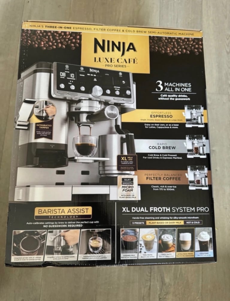 NEW Ninja Luxe Cafe Pro Coffee Machine RRP£699.99