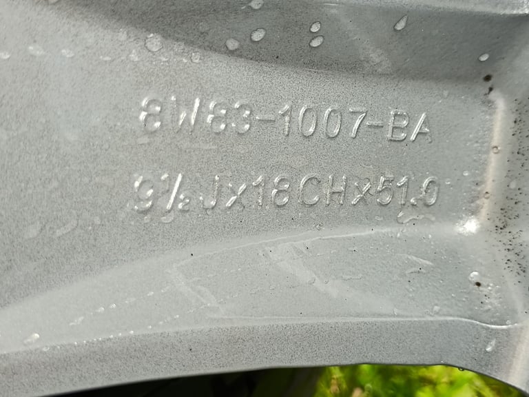 18" JAGUAR ALLOY WHEELS XF XE XJ XK 5x108 ALLOYS EXCELLENT TYRES