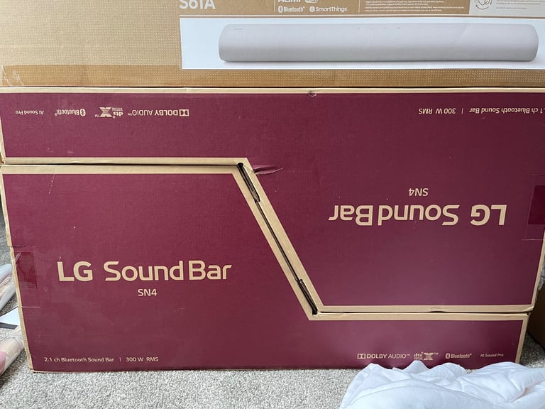 LG SN4 SOUNDBAR & SUBWOOFER
