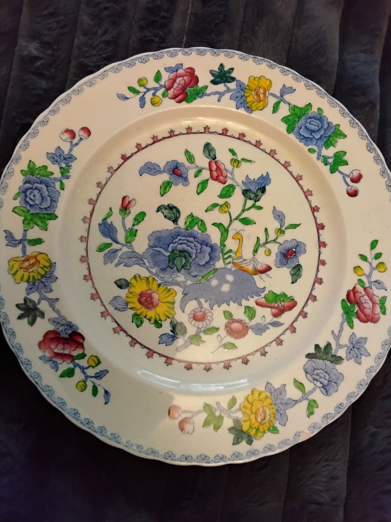 image for Masons ironstone England regency plate reg no 821319 dinner plate