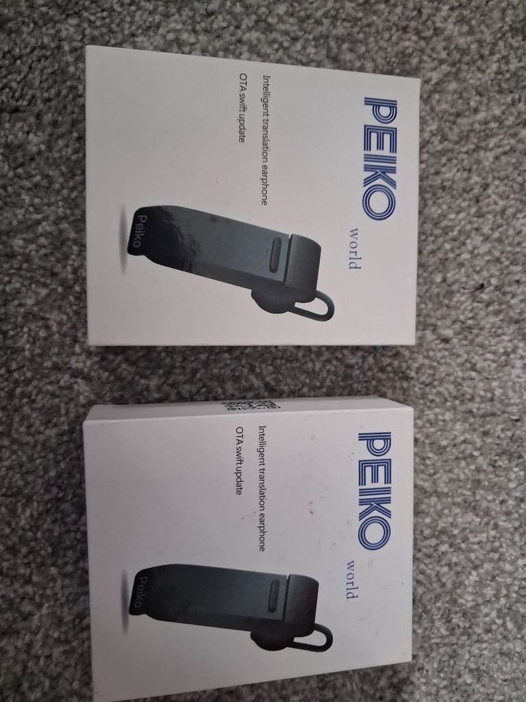 PEIKO Intelligent Translation earphones x2