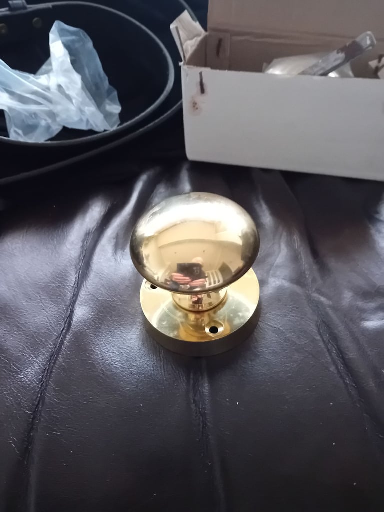 image for Internal door brass knobs 
