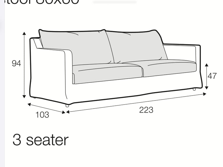 SITS Scandinavian sofa, large grey. Heals Habitat Ligne Roset, RRP £ 2.5+k so comfy 
