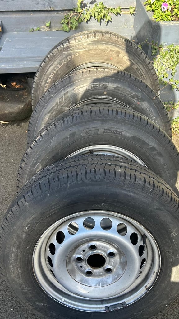 VW crafter wheels tyres and hub caps