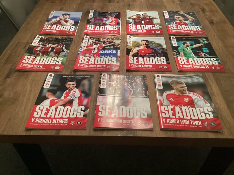 image for Scarborough Athletic football programmes 