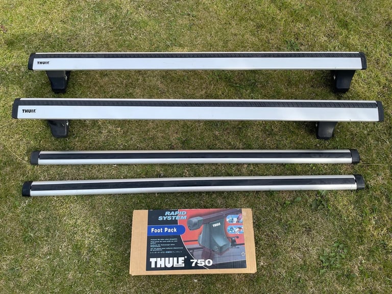 image for 2 Sets of Thule Roof-bars and feet 