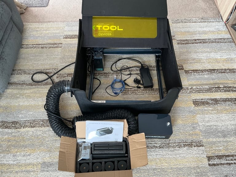 ATOMSTACK A20 PRO LASER ENGRAVER + EXTRAS