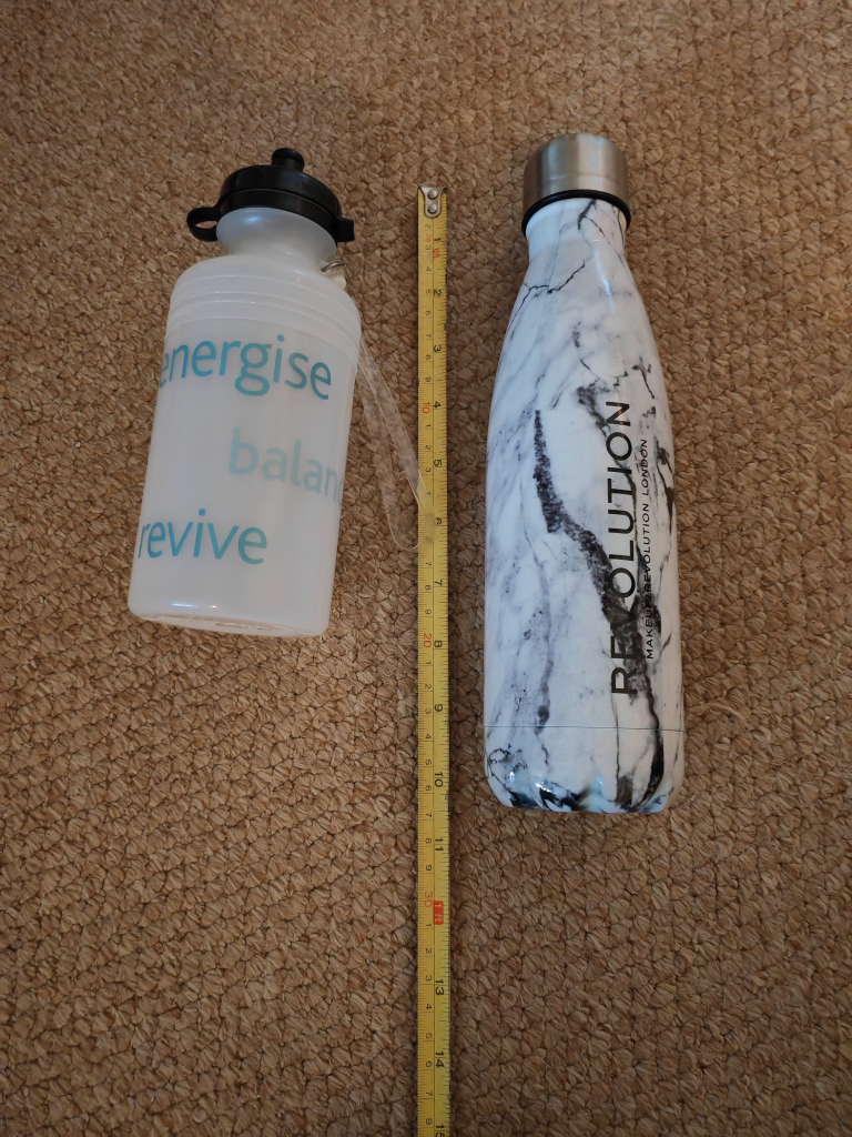 2 X water bottles 
