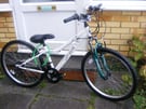 GIRLS 24&quot; WHEEL FRONT SUSPENSION BIKE in good condition