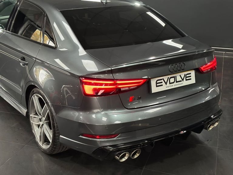 2017 17 AUDI S3 2.0 TFSI BLACK EDITION SALOON 4DR PETROL S TRONIC QUATTRO EURO 6