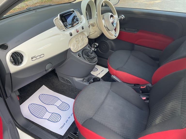 2017 Fiat 500 1.2 Pop 3dr HATCHBACK Petrol Manual