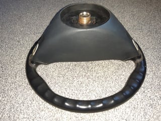 MERECEDES SL R230 SL500 SL350 SL600 AMG SL55 SL63 STEERING WHEEL BLACK 