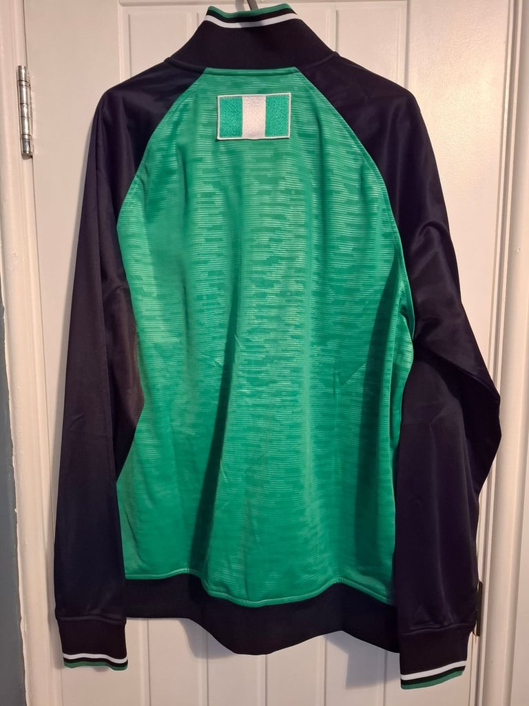 Mens Large Fila Nigeria Track Jacket