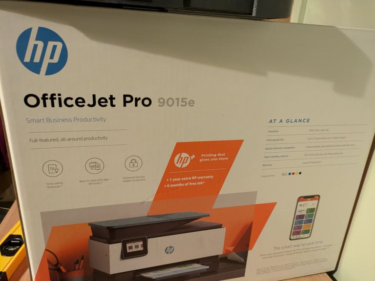 [CB1] HP OfficeJet Pro 9015e All-in-One Printer (Needs Ink) - £40 ONO