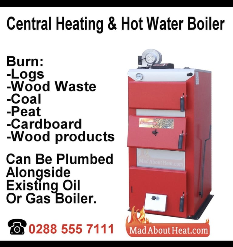 image for Biomass, Coal and Wood Boiler - Solid Fuel Central Heating