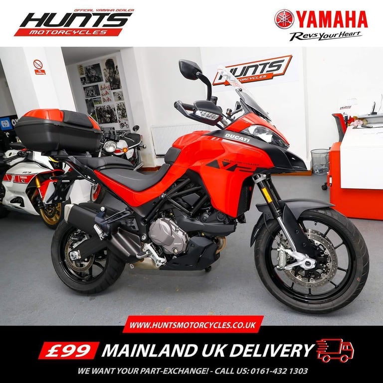 2022, '22 Ducati Multistrada V2 ABS. ONLY 5,345 MILES. Top Box. £10,995
