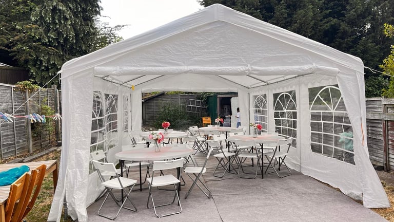 Table and chair hire and marquee 