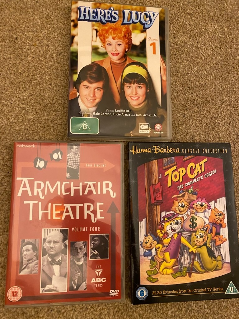 Armchair Theatre - 4, Top Cat - complete, Here's Lucy - season 1, region 4, all are box sets