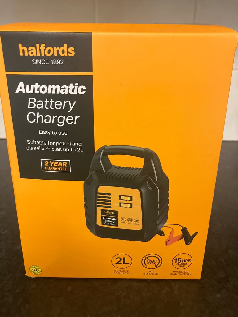 image for Halford automatic battery charger 