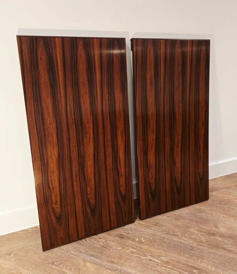 Mid Century Modern Danish Double Extending Rosewood Dining Table, likely Skovby