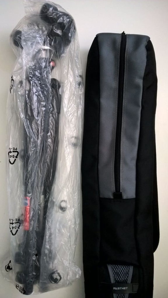 New Manfrotto 190XPROB Tripod with Horizontal Column + 460MG Head + Bag.