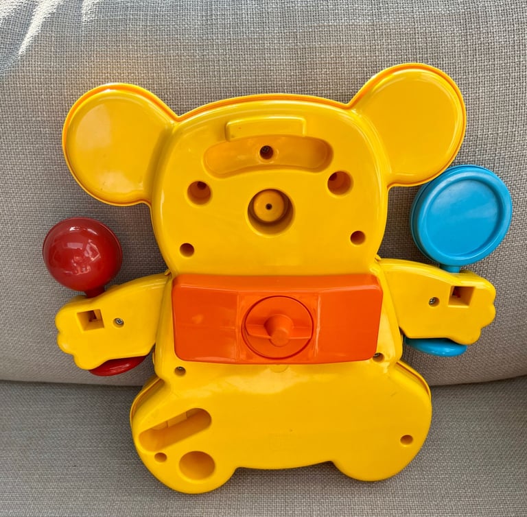 Matchbox Teddy Activity Centre & Fisher Price Drum, singing, counting Toys