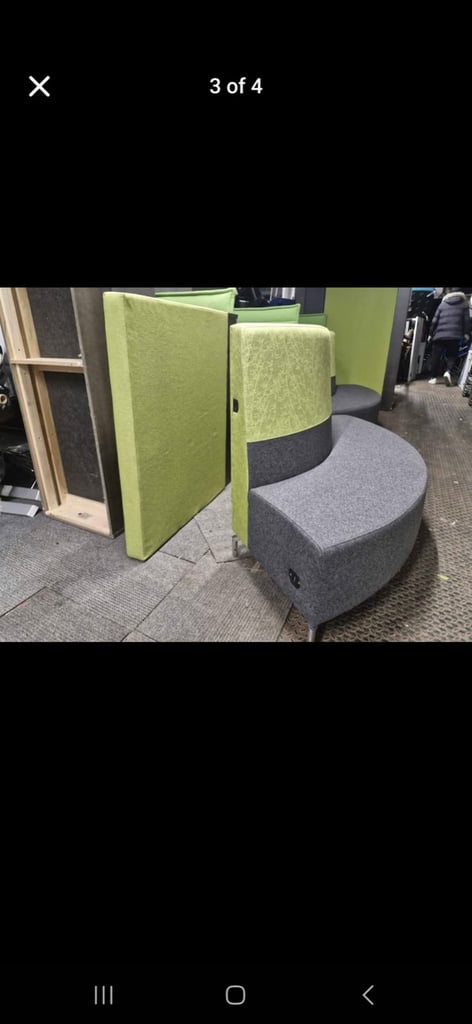 Samba Seating pod and soft seating for reception, breakout area furniture £150 each