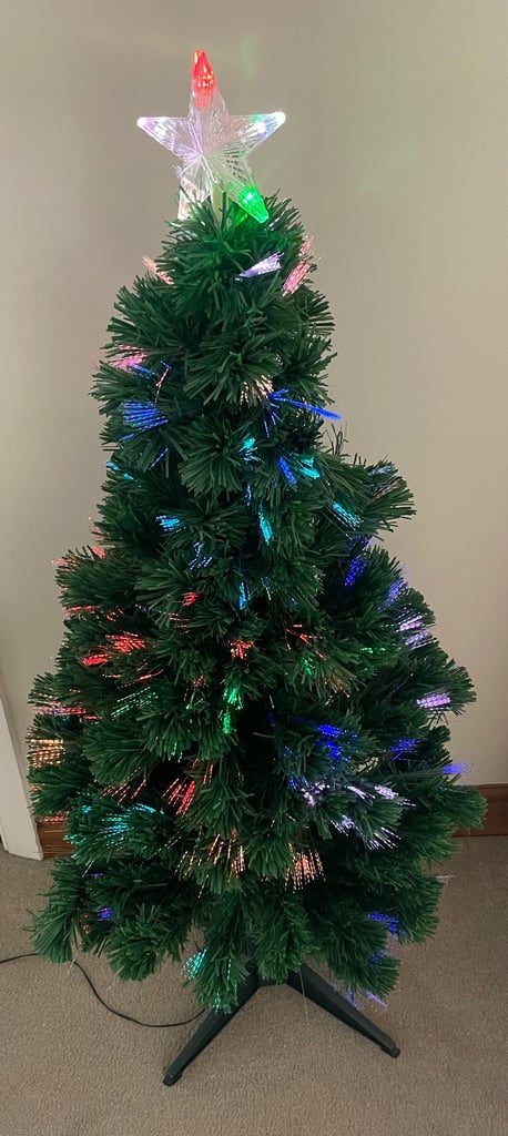 image for Pre-lit Christmas tree and baubles